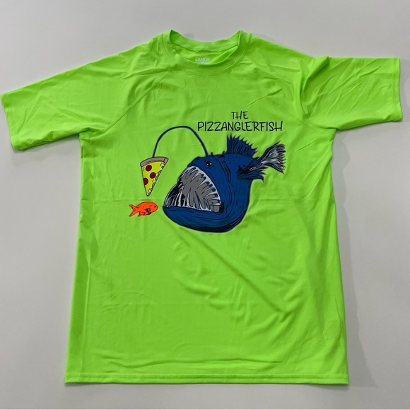 Lands' End Other - Lands' End Boys Swim Short Sleeve Rashguard, Bright Green, Size XL (14H-16H)